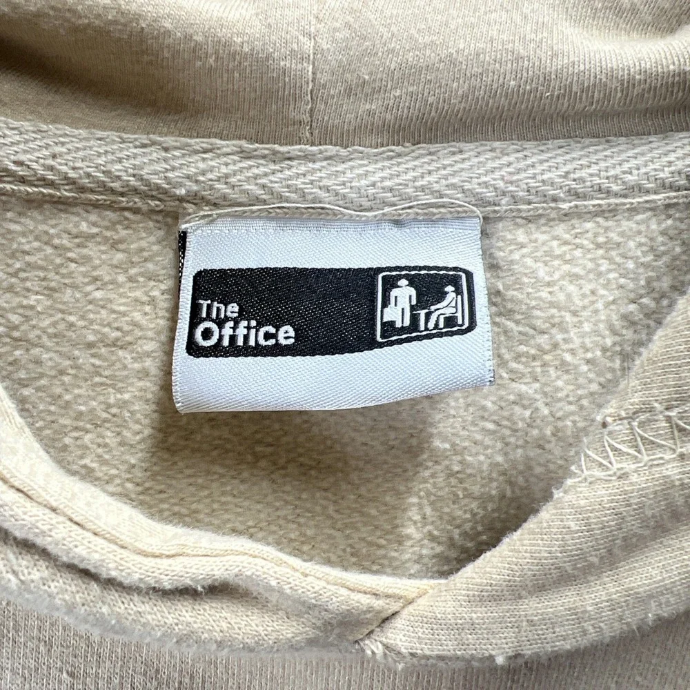 The Office Dwight Hoodie False Adult S‎ Small Tan.  Comes With Socks 